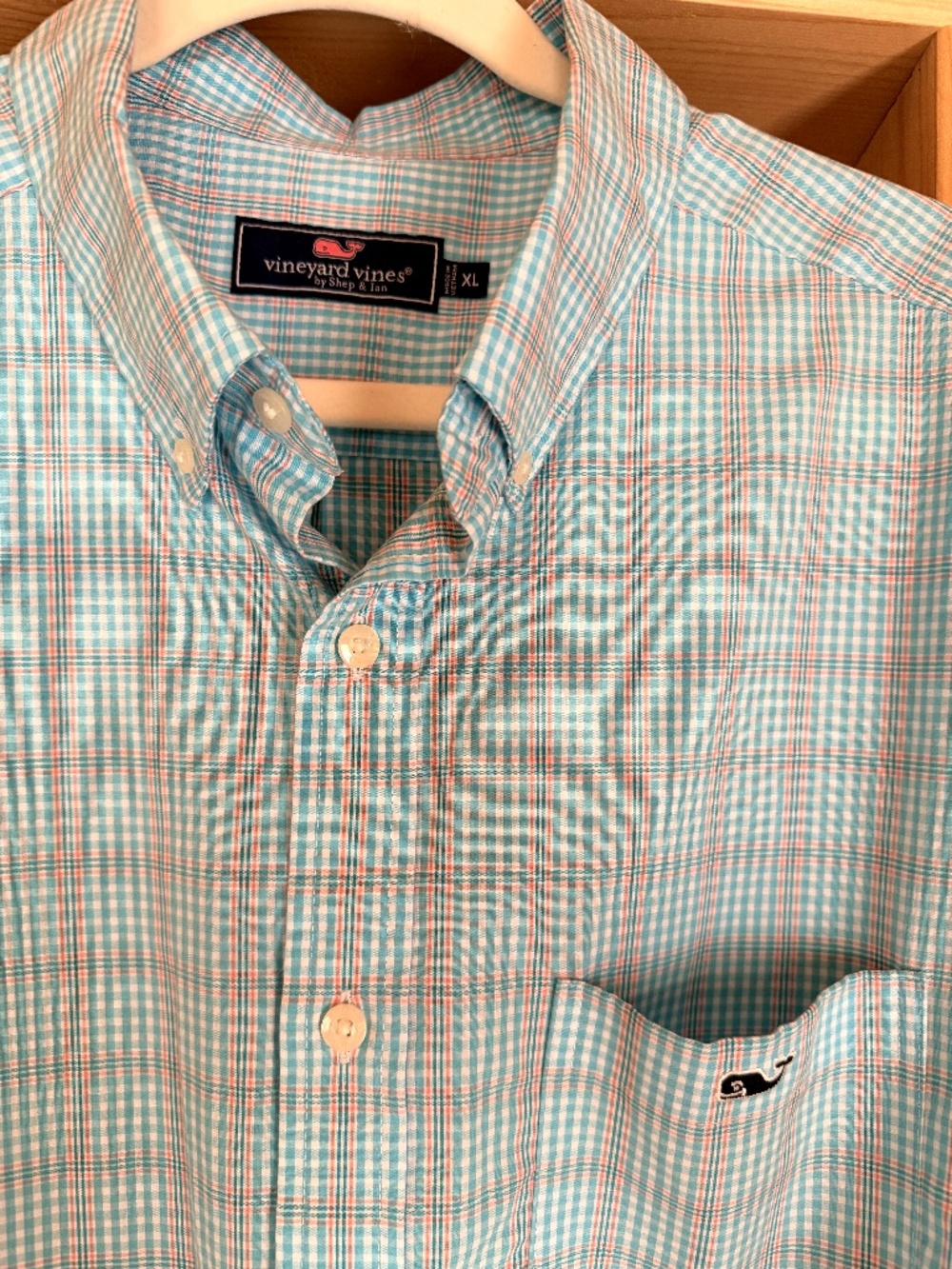 Vineyard Vines Men’s Button Down Dress Shirt – Size XL – Like New